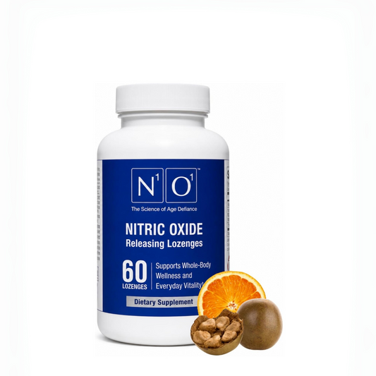 N1O1 Nitric Oxide Lozenges, 60 Count, 30-Day Supply Supplement | Created by Dr. Nathan S. Bryan, Dissolvable Lozenges, Easy to Take, for Men & Women