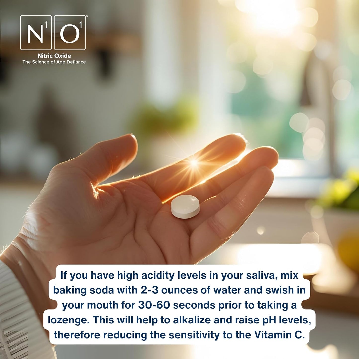 N1O1 Nitric Oxide Lozenges, 60 Count, 30-Day Supply Supplement | Created by Dr. Nathan S. Bryan, Dissolvable Lozenges, Easy to Take, for Men & Women